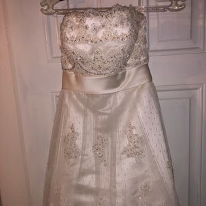 Casablanca Strapless Wedding Dress
